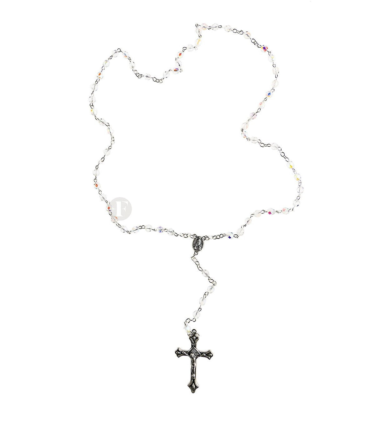 Crystal Rosary Transparent (Bleassed)