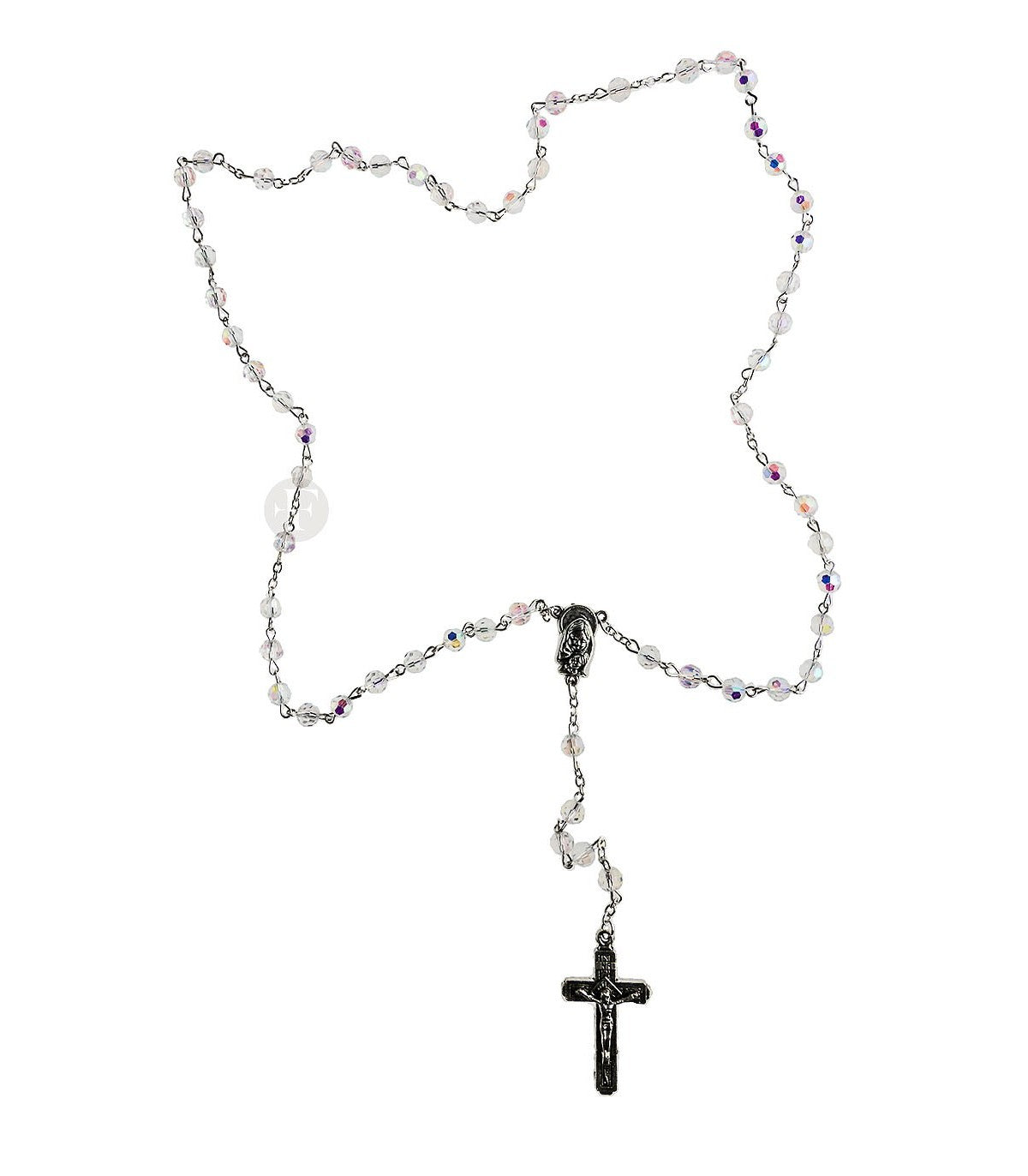 Crystal Rosary Transparent (Bleassed)